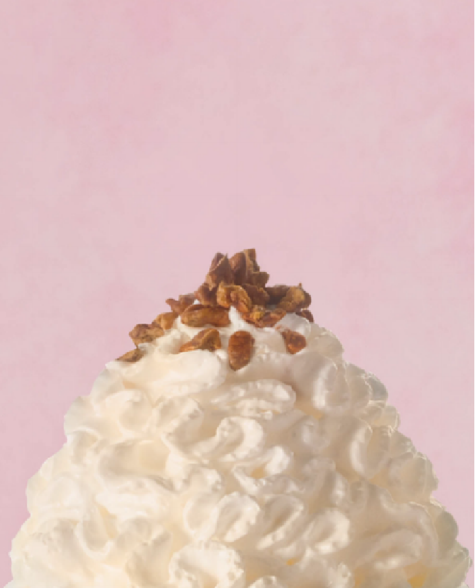 Snowy whipped cream-Molly Tea